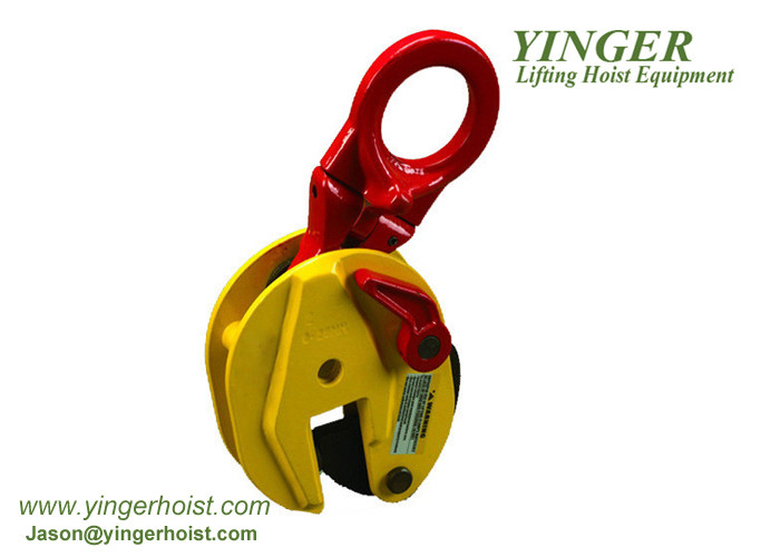 Buy Spring Loaded Vertical Plate Lifting Clamps , Steel Plate Lifting Clamps OEM Cooperation at wholesale prices