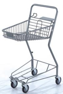 Quality Commercial Shopping Carts Grocery Store Baskets Bottom Tray 575×470×955 mm for sale