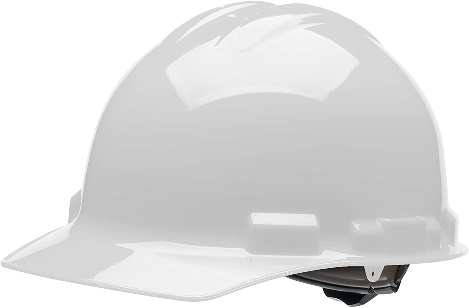 Buy HDPE ABS White Construction Safety Helmets With Permeable Holes at wholesale prices