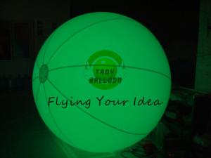 Quality 2m PVC Inflatable Advertising Lighting Balloon Crowded Throw For Celebration Day for sale