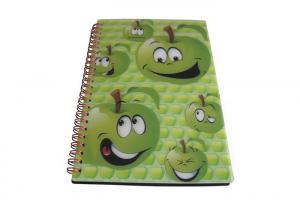 Quality UV Offset Printing PP Cute Pattern Lenticular 3D Notebooks For Kid for sale