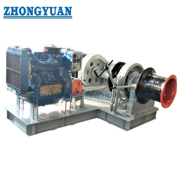 Buy Diesel Engine Driven Double Gypsy Marine Anchor Windlass Ship Deck Equipment at wholesale prices