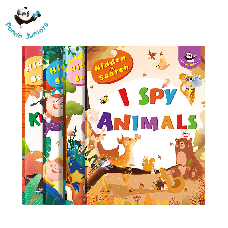 I Spy Animal Hide And Seek Book , Improve Focus Early Educational Toys