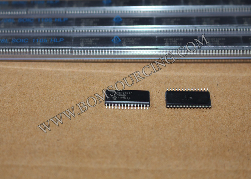 Quality PIC18F26K20-E/SO 18K Microcontroller IC 8-Bit 48MHz 64KB FLASH 28-SOIC for sale