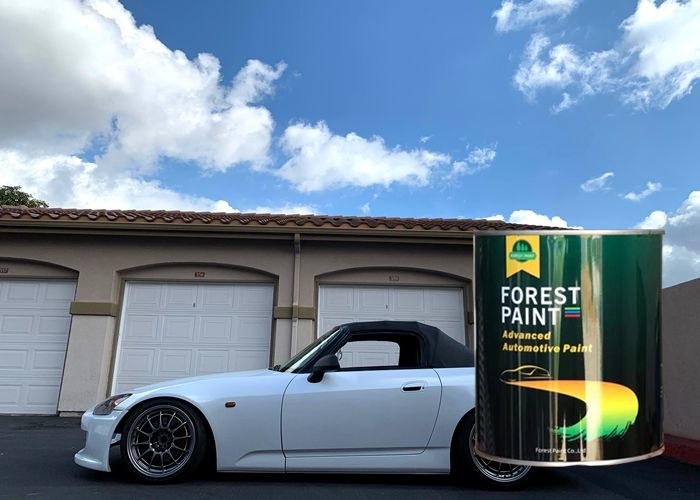 Fast Dry Gloss Car Paint Restoration Compatibility 1k Base Coat Pearl White
