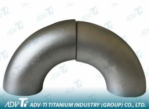 Quality ASTM B363 Titanium Pipe Fittings Seamless Elbow 90 Bend Connect TO Deck Drains for sale
