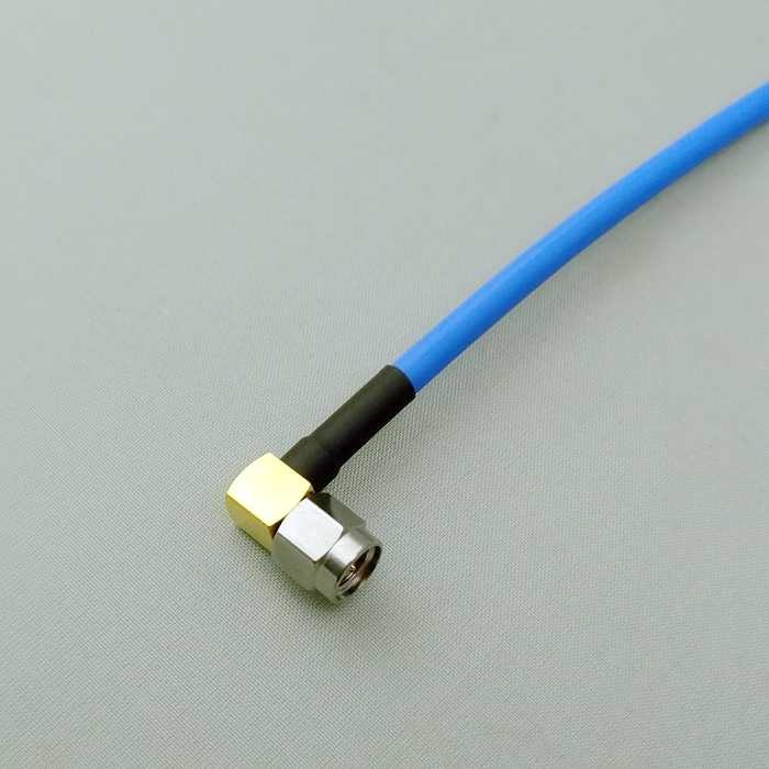 Quality FEP Semi Flexible Coaxial Cable SMA RA Microwave 141 Cable 18GHz Frequency for sale