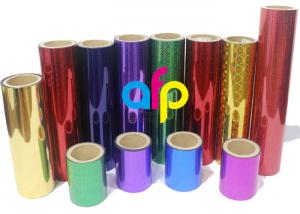 Quality 26 Mic Holographic Lamination Film , Packing Premium Cold Laminating Film for sale