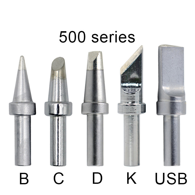 Quality Lead Free Copper Welding 500-DK Soldering Iron Tips Diamagnetic for sale