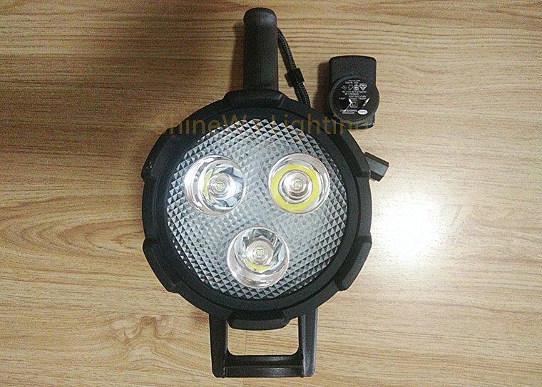 Quality Top Rated Handheld Rechargeable Led Spotlight Long Beam Distabce High Lumen for sale