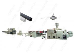 Quality Single / Double Wall Plastic Pipe Extrusion Line For PP PE PVC High Speed Low Noise for sale