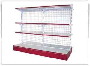 Quality Heavy Duty Steel Convenience Store Shelving With Back-Webbing , Phosphating for sale