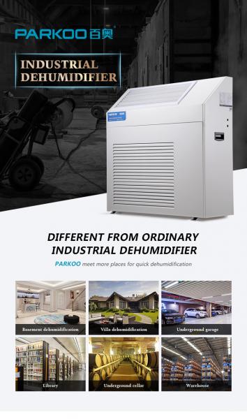 R407c 2000W Industrial Wall Mounted Dehumidifier For Home