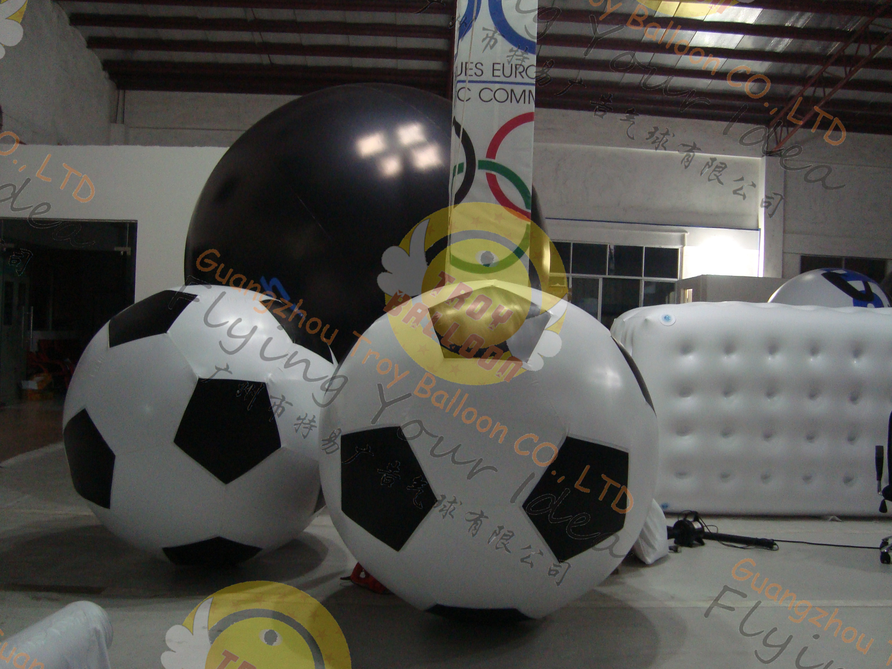 Quality Digital Printing Inflatable Sport Balloons , Large Colorful PVC Balls for sale