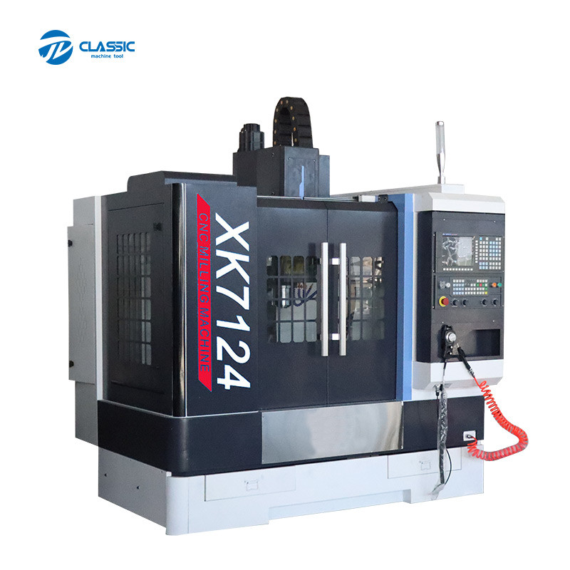 Buy cheap Mini cnc milling machine frame XK7124/XH7124 small cnc vertical milling machine from wholesalers