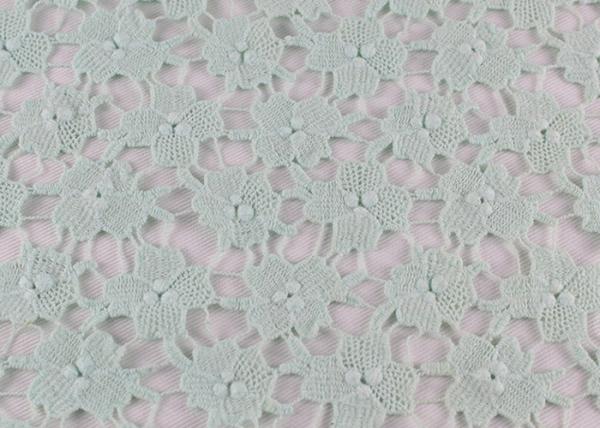 Buy Chemical Polyester Dying Lace Fabric 3D Embroidery Guipure Venice lace For Dress at wholesale prices