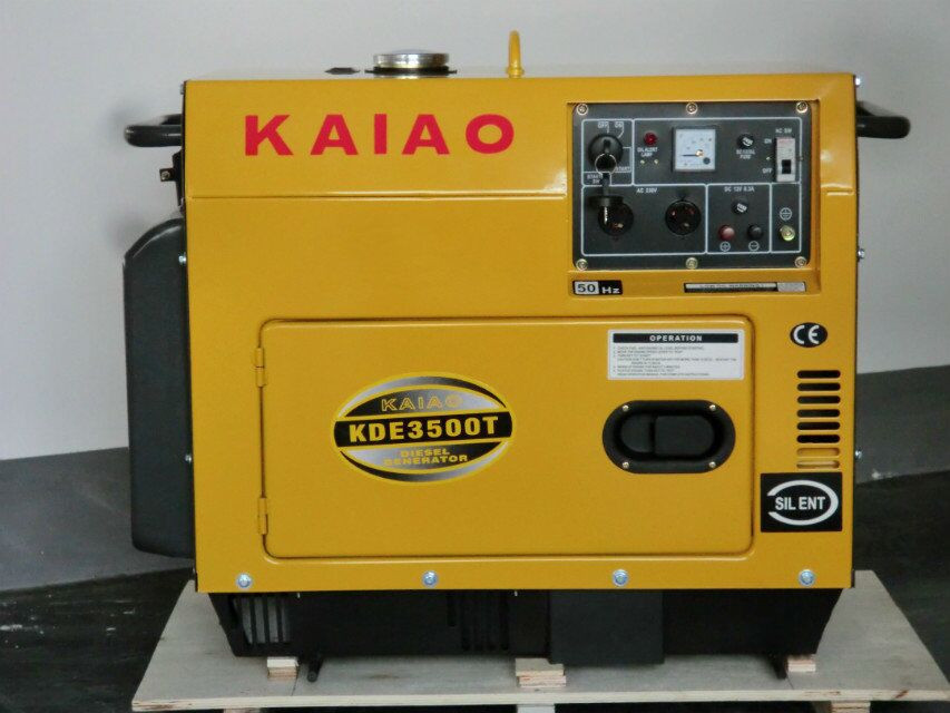 Quality Portable 3KW Silent Diesel Generator With AVR Self-Excited Constant Voltage for sale