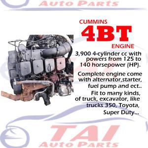 China New Diesel Engine 4BT 3.9L 4 Cylinder Reconditioned 4BT Motor For Sale on sale