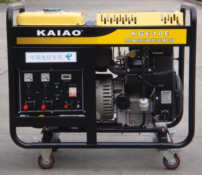 Quality Professional 8kva Gasoline Generator Set , Electric Start Portable Generator for sale