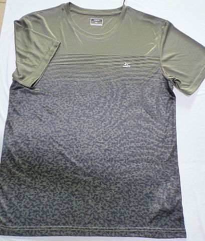 Quality Short Sleeve 100% Polyester Breathable Mens Crew Neck T Shirt For Tennis for sale