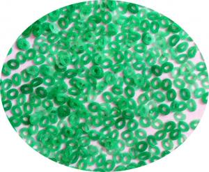 Quality green circle speckles ring shape speckles soap base colorful shape speckles for washing powder for sale