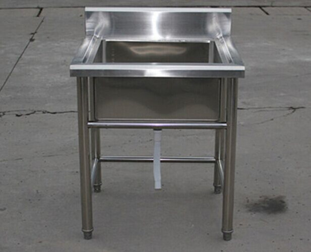 Buy cheap Industrial Stainless Steel Shelving Restarant Equipment Wash Sink With Tap Hole from wholesalers