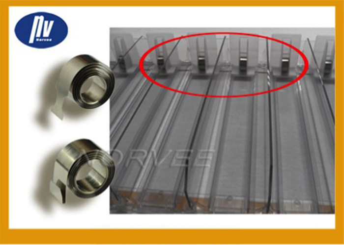 Quality 4N Force Stainless Steel Flat Spiral Spring For Supermarket Cigarette Pushers for sale