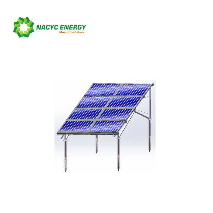 Quality Adjustable 5kw 10kw Flat Roof PV Mounting Systems for sale