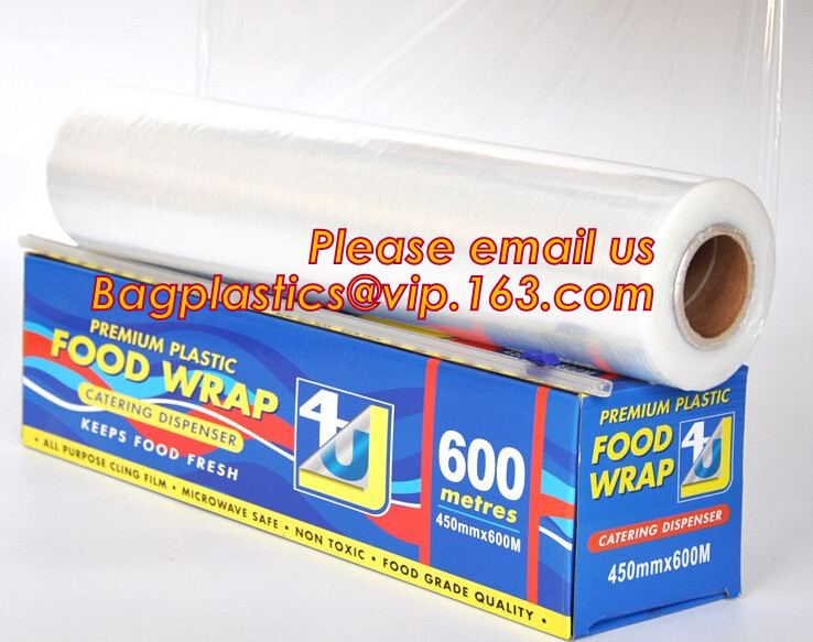 Buy Newly design household food grade excellent quality factory price cling film, pe food plastic wrap at wholesale prices