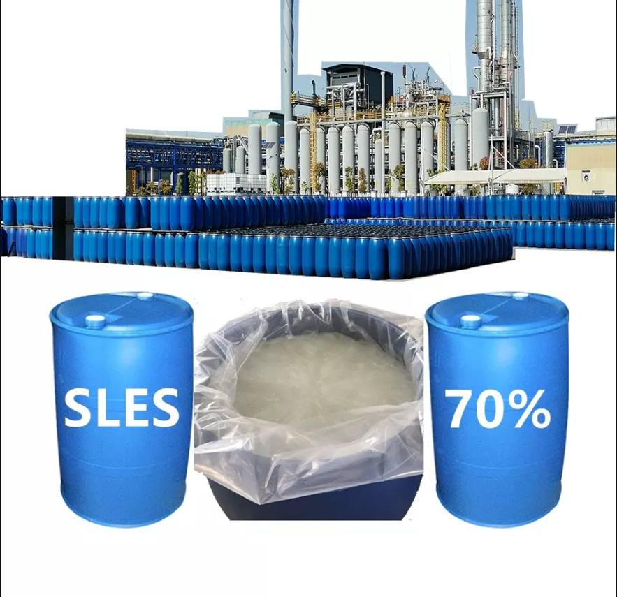 Cas No 68585-34-2 Sodium Alkyl Ether Sulfate 70% Aes