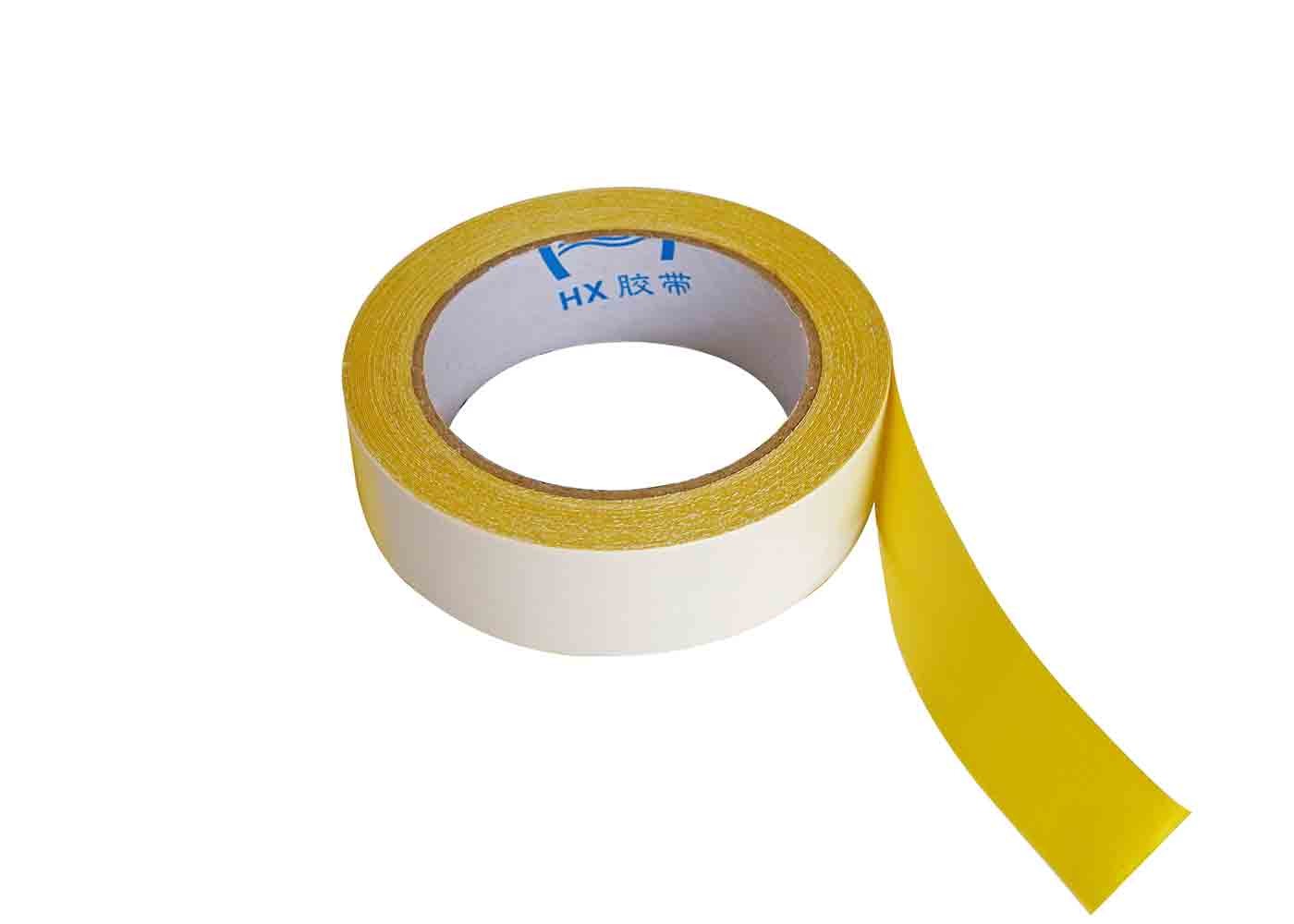 Buy Yellow 2 Inches 30Y Double Sided Carpet Tape For Rugs , Mats , Pads , Runners at wholesale prices
