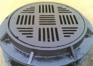 Quality Outdoor Ductile Iron Manhole Cover Durable Replacement Manhole Cover Customized Product for sale