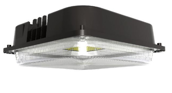 Quality 110lm/W Exterior Led Canopy Lighting / Commercial Led Canopy Lights 260x130x87mm for sale
