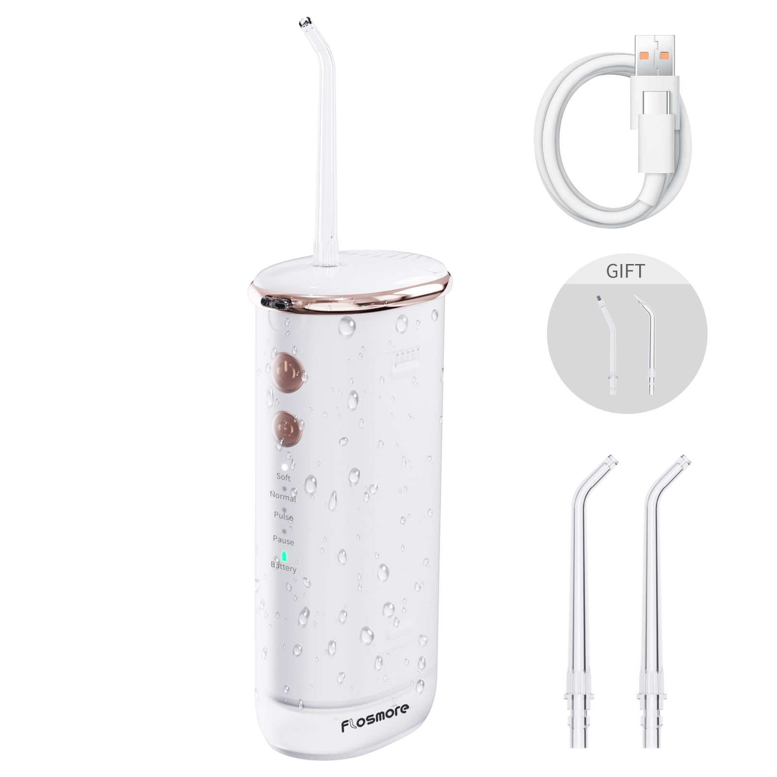 Buy cheap 200ml Mini Water Flosser Oral Irrigator Supplier IPX7 Level 2000mAh Battery from wholesalers