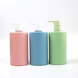 Quality 500ml  HDPE cosmetic bottle hand wash Body Milk bottle empty plastic bottles for shampoo and conditioner for sale