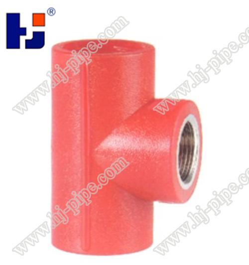 Buy Plastic pipe fittings PPR reducer female thread tee at wholesale prices