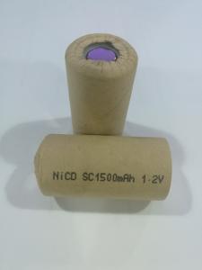 Buy cheap Customized Ni-Cd Battery cell SC 1500MAH 1.5V from wholesalers
