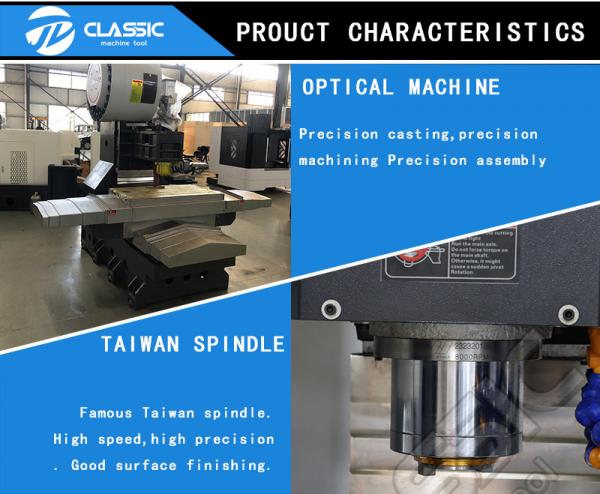Mini cnc milling machine frame XK7124/XH7124 small cnc vertical milling machine center