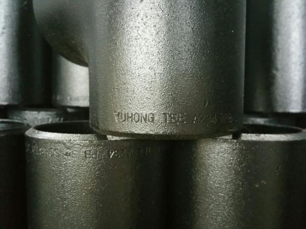 Buy ASTM A234 Reduce Tee Butt Weld Fittings , sch10s butt weld connection at wholesale prices