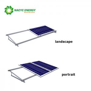 Quality Customized Aluminum Solar Mounting Structure For PV Panel Support Brackets for sale