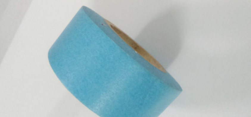 Quality Waterproof blue color crepe paper masking tape used in the ceiling repairing for sale