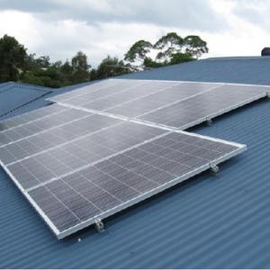 Quality Reliable Structure Metal Roof Solar Mounting Systems With Simple Short Rails for sale