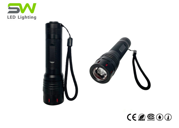 Quality 5 Watt Adjustable Focus High Power LED Torch Light With Red Dots for sale