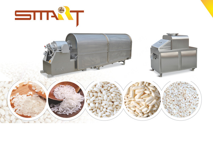 Quality Electric Automatic Puffed Rice Making Machine 50kg/Hr Stainless Steel Made for sale