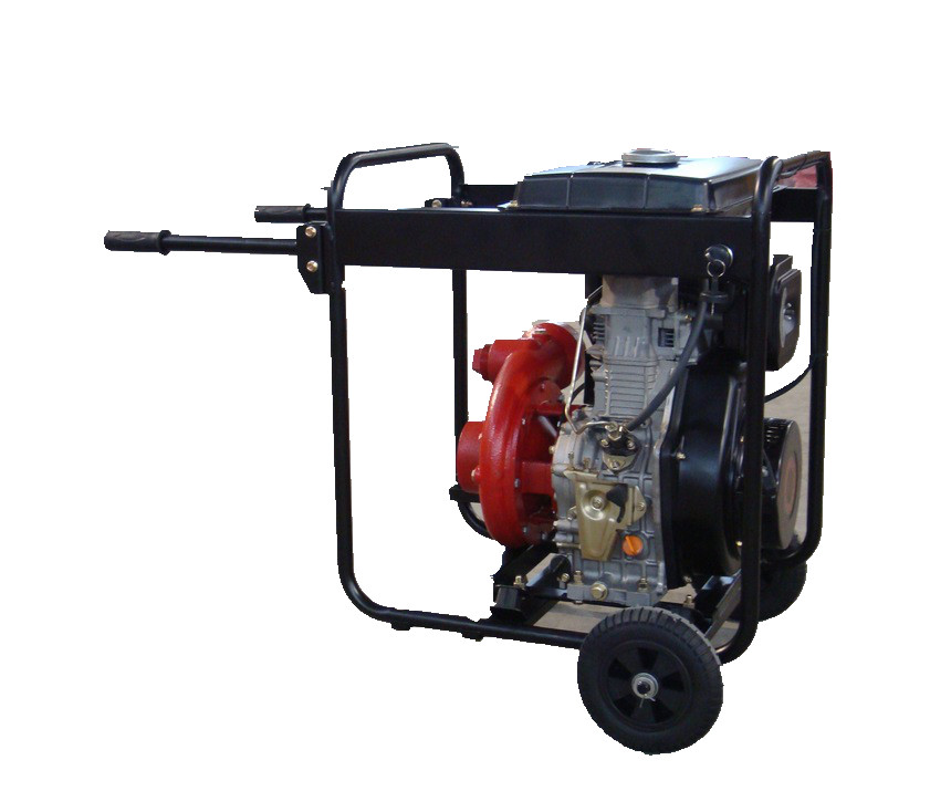 Cast Iron High Pressure Water Pump Big Fuel Tank KDP30H With Handles And Wheels