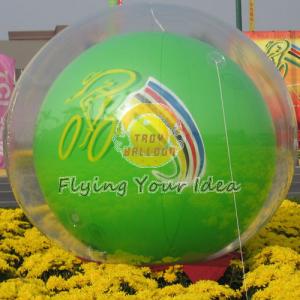 Quality Reusable Versatile Digital Printing Green Inflatable Helium Ballon, Inflate Ground Balloon for sale