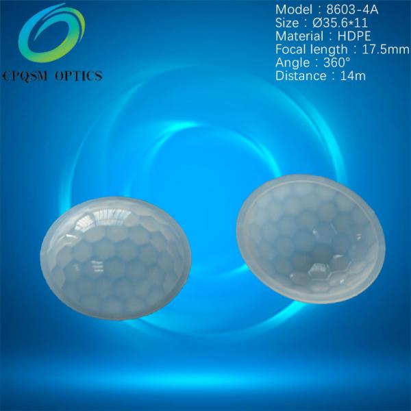 Buy wholesale PIR fresnel lens HDPE pir sensor dome fresnel lens 8603-4A at wholesale prices