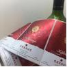 Buy cheap Custom printing wine sticker, glass bottle sticker from wholesalers