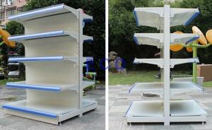 Quality Rustless Supermarket Store Display Shelves for sale