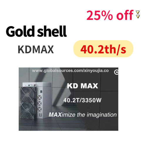 Quality Goldshell KD Max Kadena Algorithm With A Maximum Hashrate Of 40.2Th/S 3350W for sale